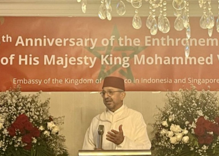 Kedubes Maroko Rayakan 25 Tahun Takhta Raja Muhammad VI