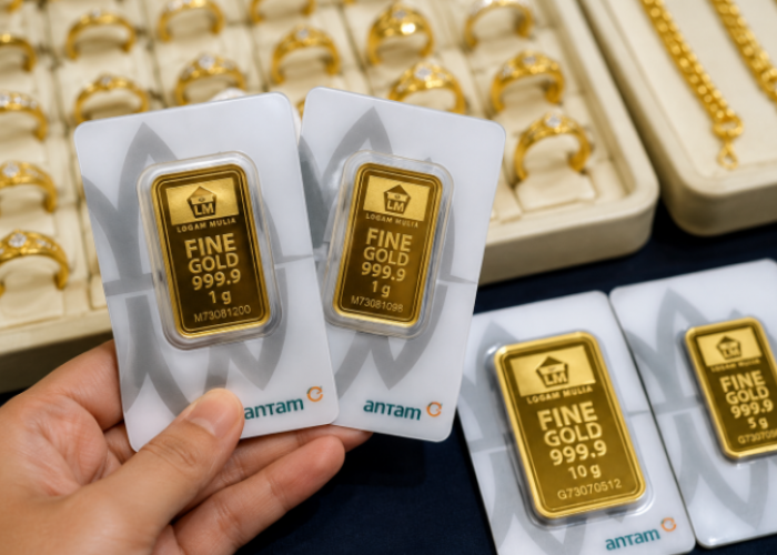 Harga Emas Antam 18 Mei 2026 Turun Tipis, Cek Harga Perhiasan Terbaru