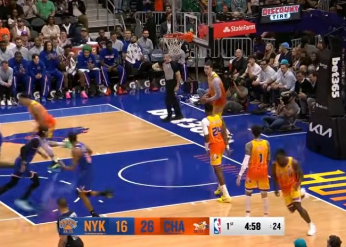 Hornets Hentikan Tren Positif Knicks, Knueppel Cetak Rekor Bersejarah