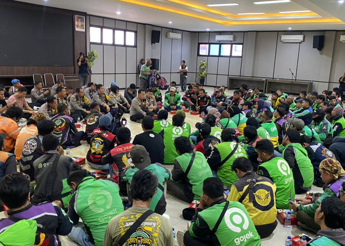Aksi Damai Ratusan Driver Ojol di Polres Bogor, Driver Ungkap Ini
