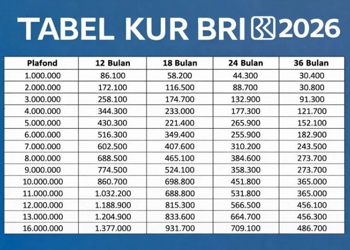 Cicilannya Aman Banget Nih buat UMKM! Berikut Simulasi KUR BRI 2026 Pinjaman Rp10 Juta