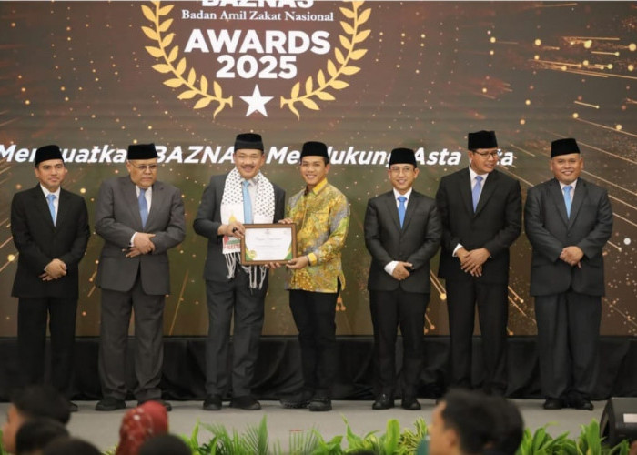 Berhasil Tingkatkan Penghimpunan ZIS, Bupati Bandung Terima Baznas Award