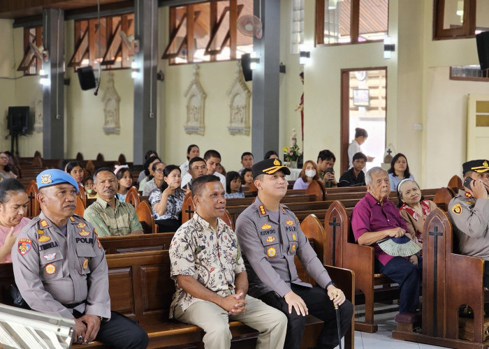 Perayaan Kenaikan Isa Al-Masih, Kapolresta Bandung Monitoring Gereja di Dayeuhkolot