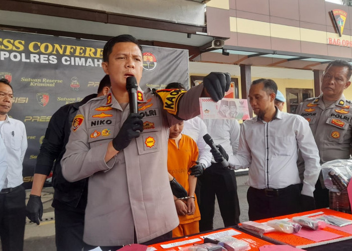 Polisi Gagalkan Peredaran Uang Palsu di Cimahi dan Bandung Barat