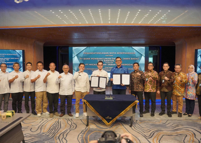bank bjb Akselerasi Pengembangan Bisnis melalui Kemitraan Strategis dengan Whuush Ojol, KADIN Jabar, dan MUJ