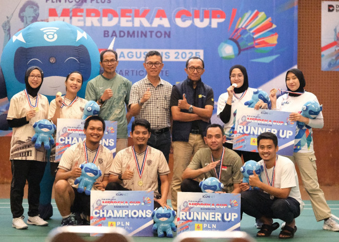 PLN Icon Plus SBU Regional Jawa Barat Gelar Turnamen Badminton Merdeka Cup 2025