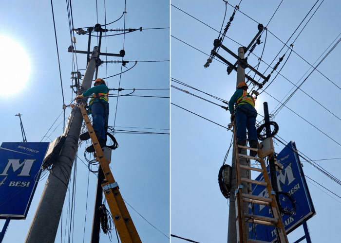 PLN Icon Plus Jawa Barat Perkuat Keandalan Jaringan Lewat P3AK di Jalur Cintalaksana Karawang