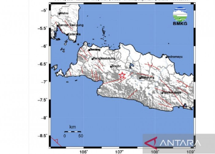 Gempa Magnitudo 2,7 Guncang Kabupaten Cianjur, BMKG: Pusat di Darat Kedalaman 2 Km