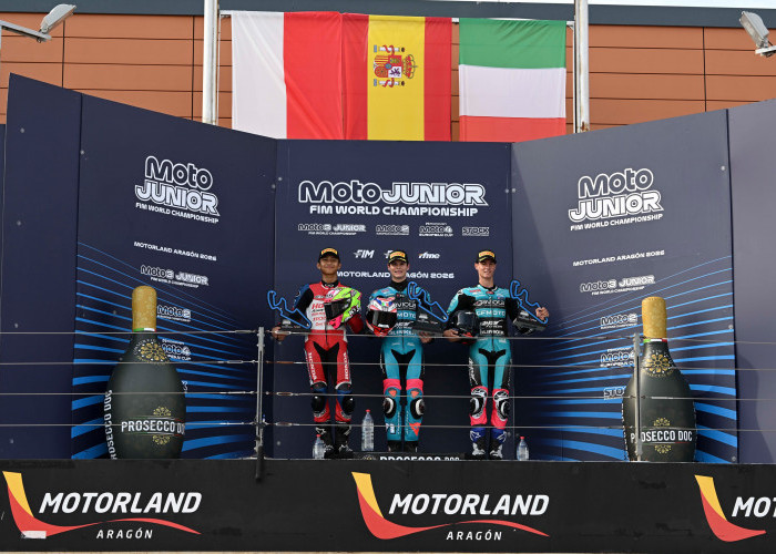 Melesat di Aragon, Ramadhipa Jaga Peluang Tembus Tiga Besar Moto3 Junior