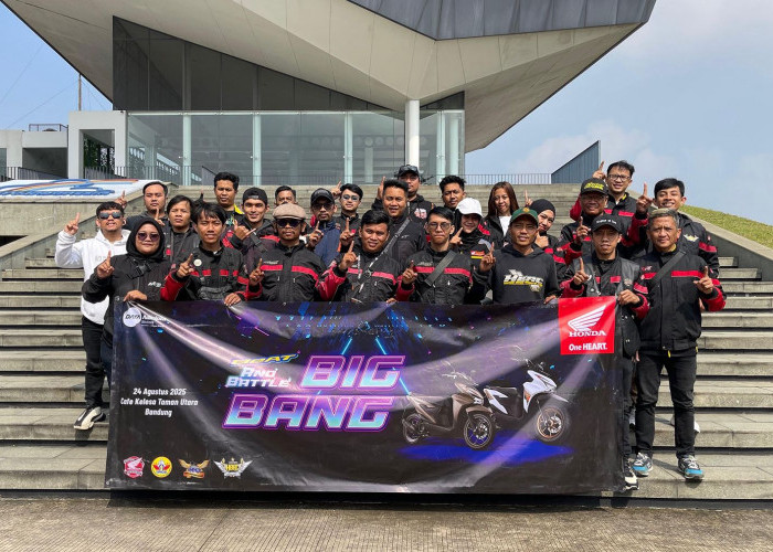 BeAT and Battle Jadi Ajang Kebersamaan Komunitas Honda BeAT di Bandung
