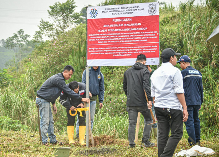 Menteri Lingkungan Hidup Segel Kawasan Ekonomi Khusus Lido Kabupaten Bogor