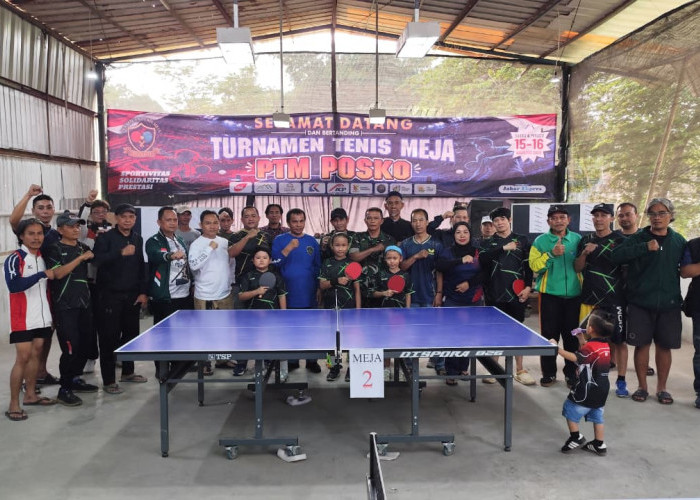 PTM POSKO Gelar Turnamen Tenis Meja U-8 dan Umum, Dorong Pembinaan Atlet Pemula