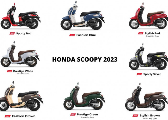 6 Model Honda Scoopy Terbaru 2023, Cek Spesifikasi, Kinerja, dan Harganya Disini!