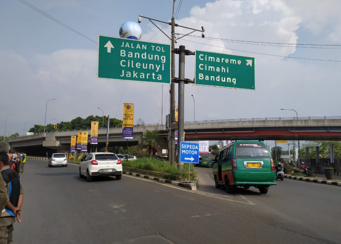 H-1 Lebaran, Arus Mudik di Padalarang Terpantau Landai