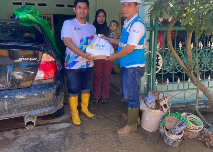 Peduli Bencana, PLN Icon Plus Gerak Cepat Distribusikan Bantuan Sembako Warga Nanggalo