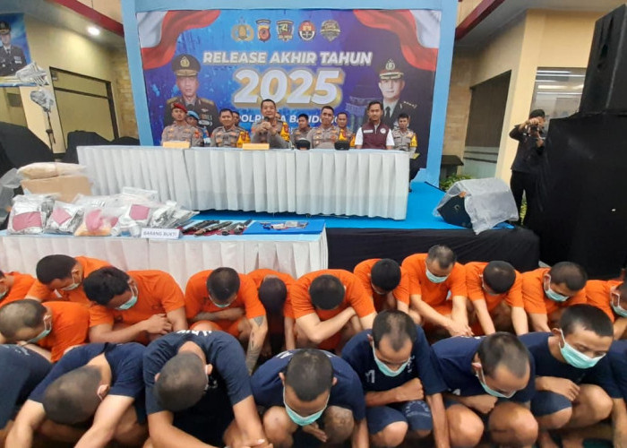 Sepanjang 2025, Polresta Bandung Tuntaskan 94 Persen Perkara