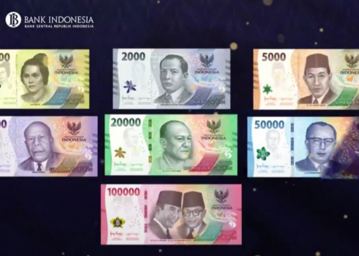 Bank Indonesia Luncurkan 7 Uang Kertas Baru, Ini Penampakannya