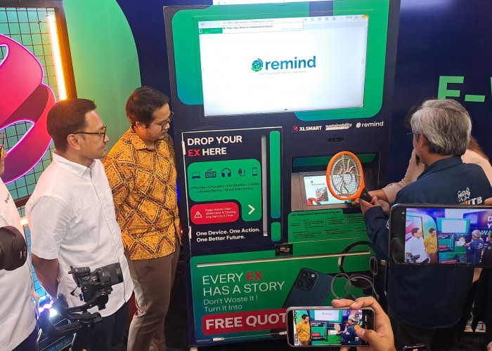 XLSMART Hadirkan Mesin Pengelola Sampah Elektronik di ITB, Dorong Generasi Muda Terapkan Ekonomi Sirkular