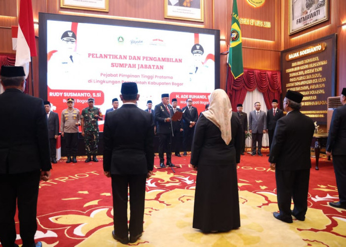 Bupati Bogor Lantik 7 Pejabat Eselon II, Ini Nama-namanya