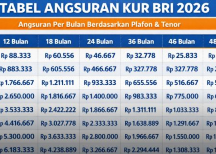 KUR BRI 2026: Pinjaman 1 Juta – 50 Juta di Bulan Maret, Cicilan Ringan & Bunga Rendah!