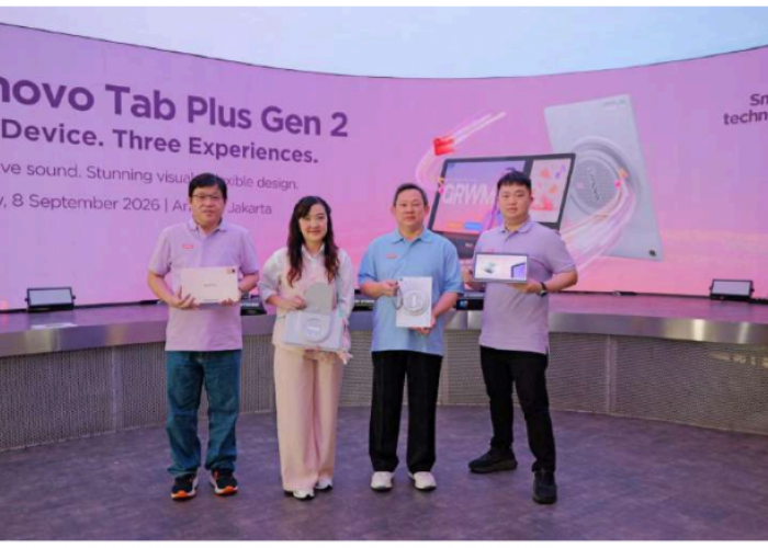 Lenovo Tab Plus Gen 2 Hadir di Indonesia, Bawa Konsep “One Device, Three Experiences”, JBL 9-Unit Pro Speaker 