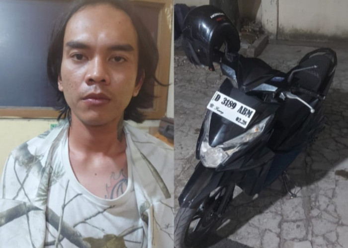 Terlibat Kasus Curanmor, Pria di Cileunyi Bandung Diserahkan Warga Ke Polisi