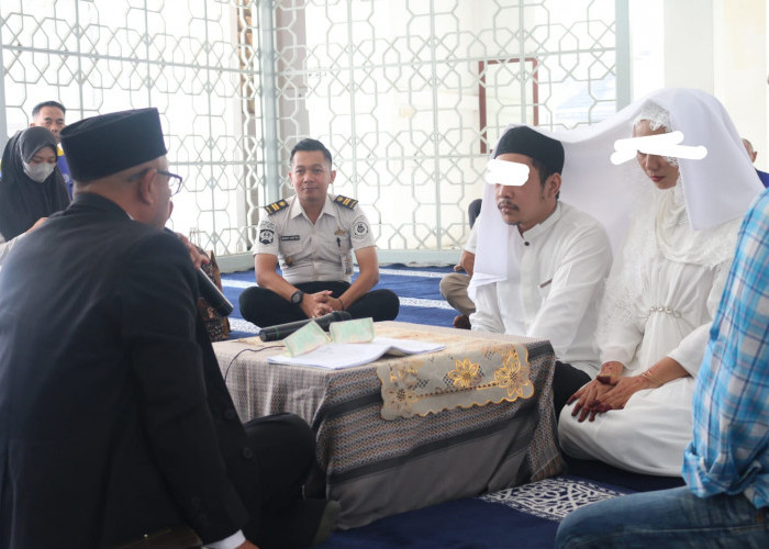 WBP Lapas Banceuy Menikah di Balik Jeruji, Akad Berlangsung Haru dan Khidmat