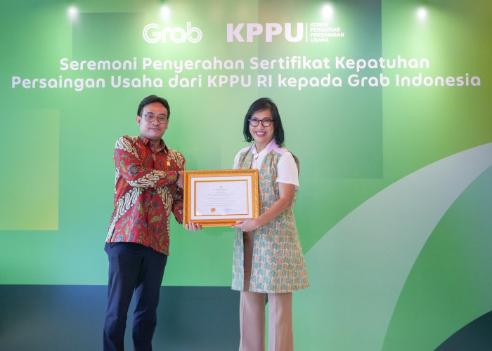 Grab Indonesia, Perusahaan Teknologi Pertama yang Menerima Sertifikat Persaingan Usaha dari KPPU RI