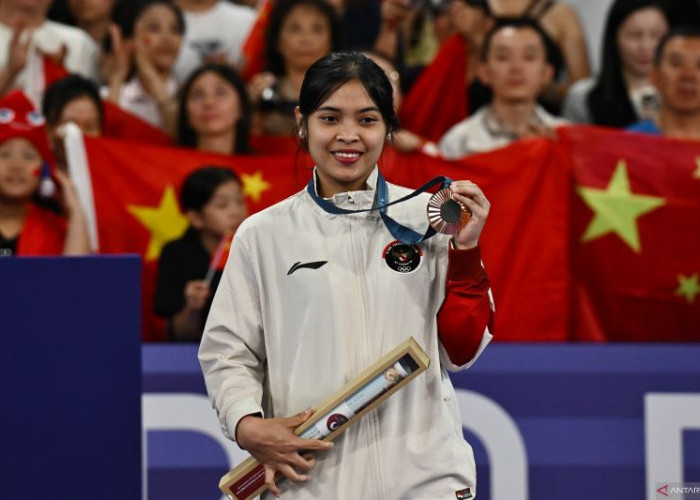 Gregoria Mariska Banggakan Indonesia dengan Seragam Khusus Podium di Olimpiade
