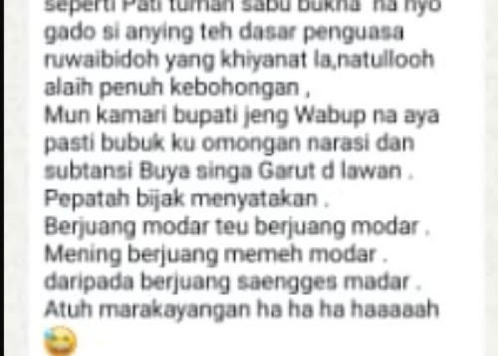 Pentolan Koalisi 99 Akui Ade Nurzaman Sempat Serukan Sumedang Dibuat Rusuh