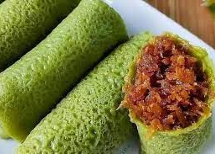 Nikmati Sensasi Dari Manisnya Kue Dadar Gulung, Campuran Isian Kelapa yang Lezat