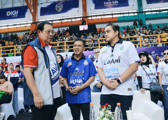 SBY Nonton Proliga 2025 di Stadion Si Jalak Harupat Bandung, Targetkan Tim Lavani Sapu Bersih