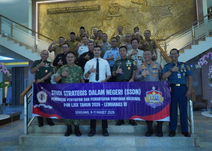 Wabup Bandung Sambut Delegasi Lemhannas, Bahas Ketahanan Pangan dan Pembangunan Daerah