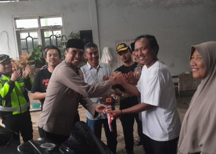 Kembalikan Motor Curian Kepada Pemiliknya di Majalaya, Ini Harapan Kapolsek Kompol Aep Suhendi 