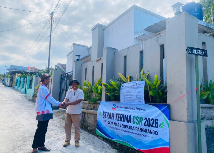 PT Daya Mas Geopatra Pangrango (DMGP) Salurkan Bantuan Infrastruktur bagi Masyarakat Kampung Ciguntur