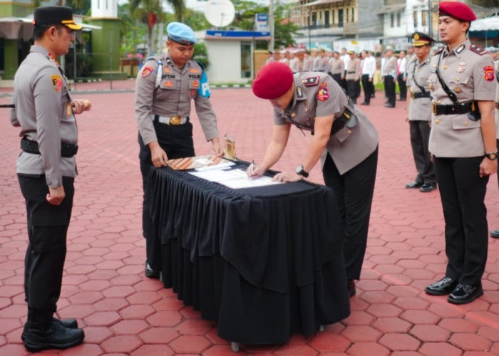 Polresta Bandung Gelar Sertijab, Sejumlah Pejabat Berganti Posisi