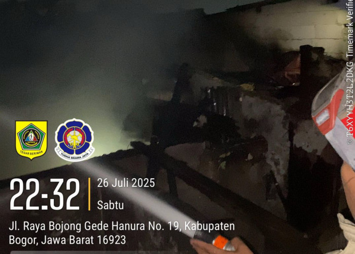 Diduga Korsleting Listrik, 2 Petak Kontrakan Ludes Terbakar