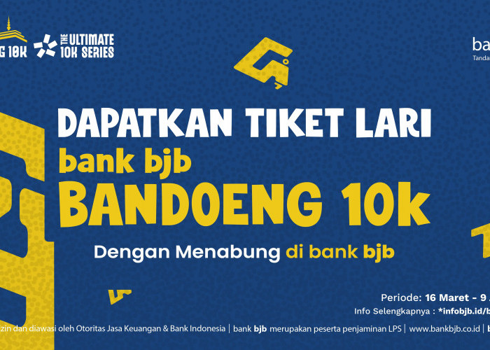 Kesempatan Terbatas, bank bjb Buka Promo Tiket Lari Bandoeng 10K untuk Nasabah