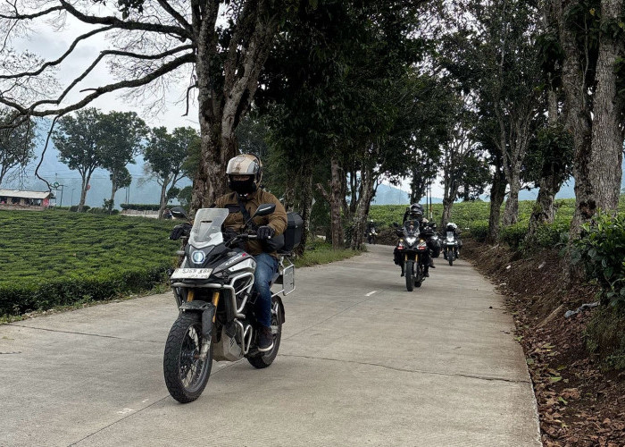 CBX150 Bekasi Raya Gelar Touring Wajib dan Sunmori ke Pangalengan Bandung