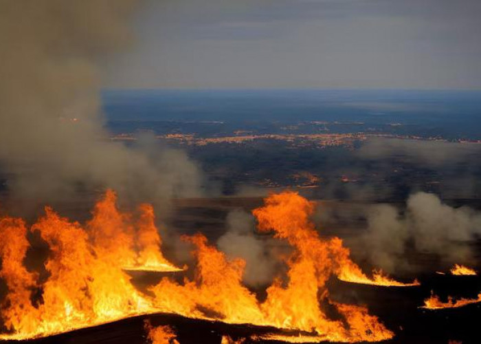 Hutan di Cianjur Habis Terbakar Api, Ini Penyebabnya!