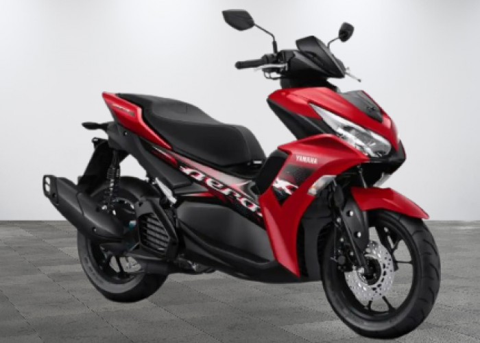 Bikin Heboh! Yamaha Aerox 155 Red Glossy Tampil Memukau dengan Gaya Baru, Cek Harga dan Fitur Canggihnya