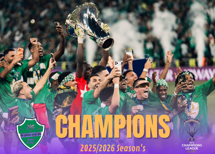 Cetak Gol dengan 10 Pemain di Babak Tambahan, Al Ahli Kembali Juara ACL Elite