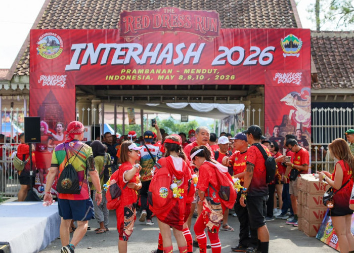 Ribuan Pelari dari 44 Negara Ramaikan Red Dress Run, Sport Tourism Jateng Kian Mendunia