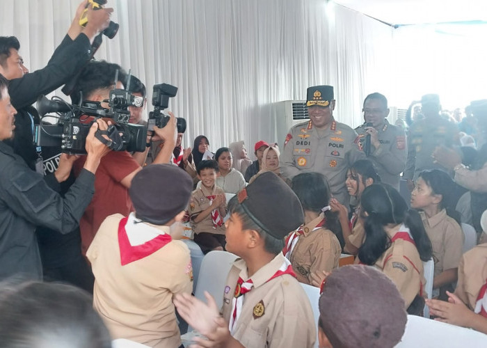 Wakapolri Tinjau Bakti Sosial dan Kesehatan hingga Progres Pembangunan Sekolah Unggulan di Gunung Sindur