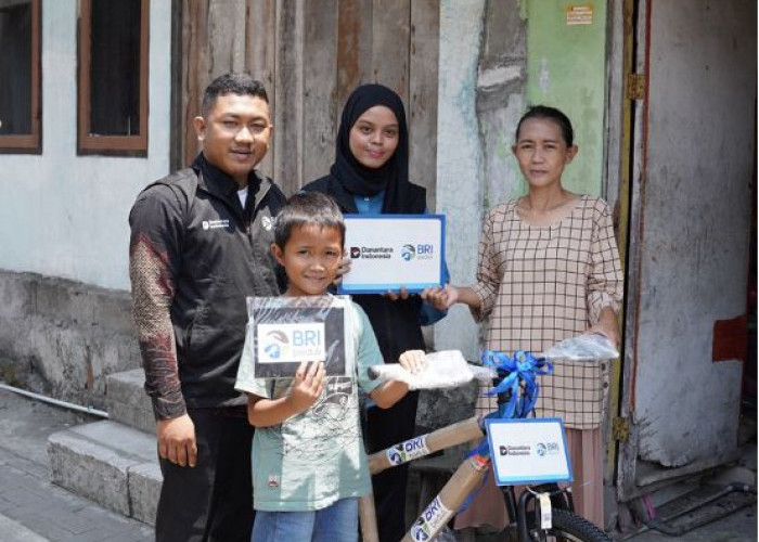 BRI Peduli Wujudkan Mimpi Kecil Mahesa, Temani Langkahnya Menuju Cita-Cita dengan Bantuan Sepeda