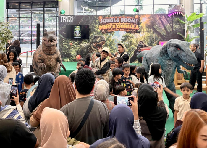 Tenth Avenue Mall Bandung Hadirkan Petualangan Dinosaurus dan Gorila Gratis untuk Keluarga