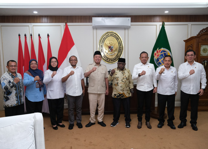 Kementerian ATR/BPN dengan Kementerian HAM, Bahas Legalisasi Tanah yang Memiliki Dampak Terhadap HAM