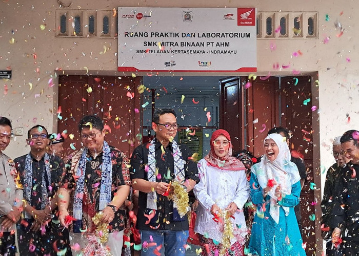 DAM Resmikan SMK Teladan Kertasemaya Indramayu sebagai Tempat Uji Kompetensi Astra Honda   