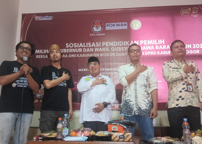 Sosialisasi Pilgub, KPU Dihantui Rendahnya Tingkat Partisipasi Pilkada di Kabupaten Bogor