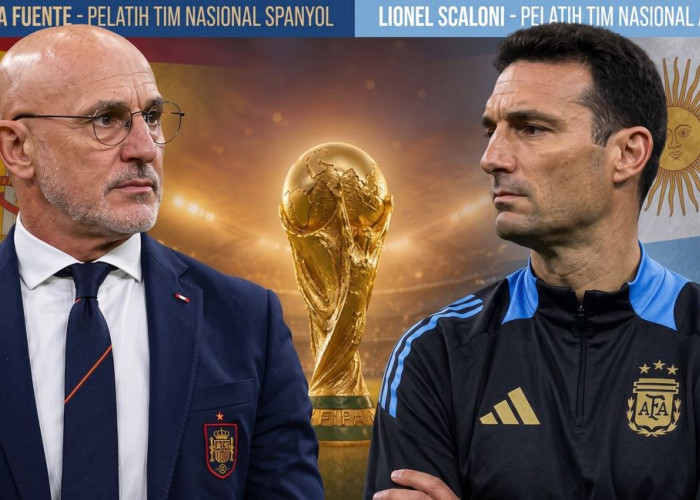 Luis de la Fuente vs Lionel Scaloni, Pertemuan Guru dan Murid di Final Piala Dunia 2026
